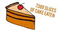 In team building, I is for ...-7389 SLICES OF CAKE EATEN
