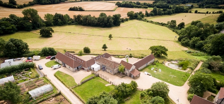Christmas Packages Landing Page - Folly Farm aerial view
