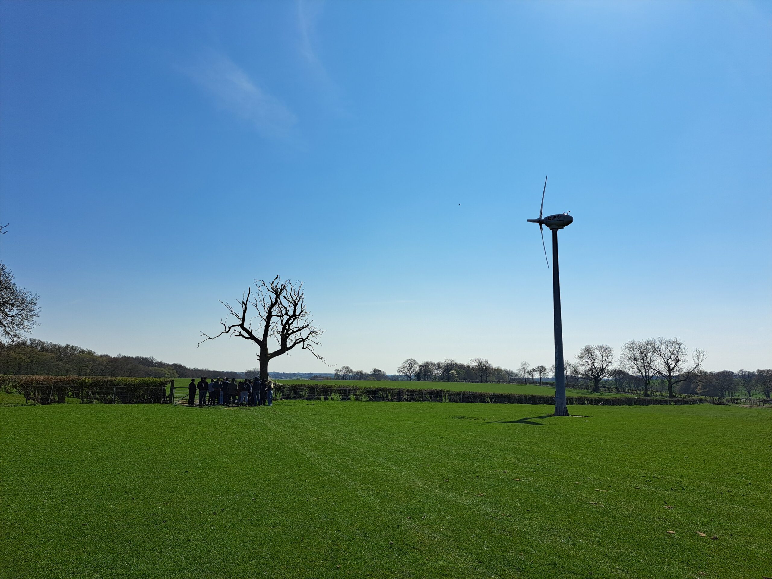 Raising The Baa - We've been "green-hushing" apparently! We've been "green-hushing" apparently! - wind turbine Stevenage farm